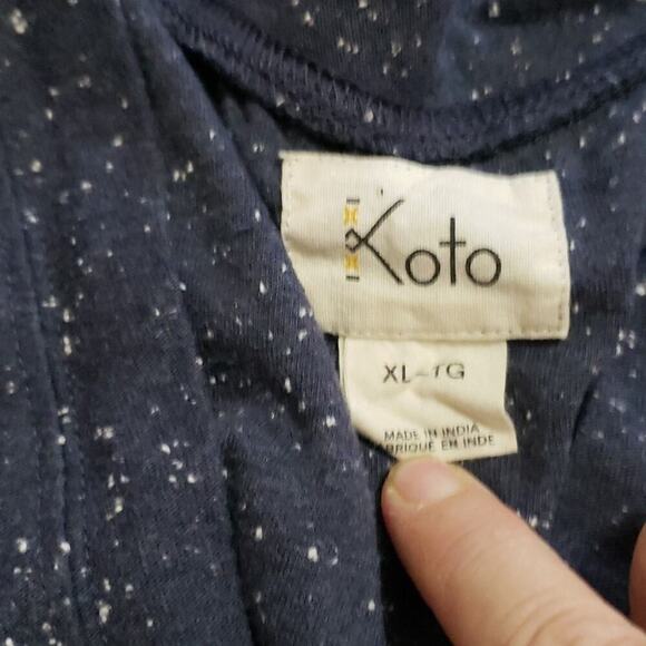 Anthropologie Koto Speckled Cardigan Jersey Lightweight XL - Picture 4 of 7